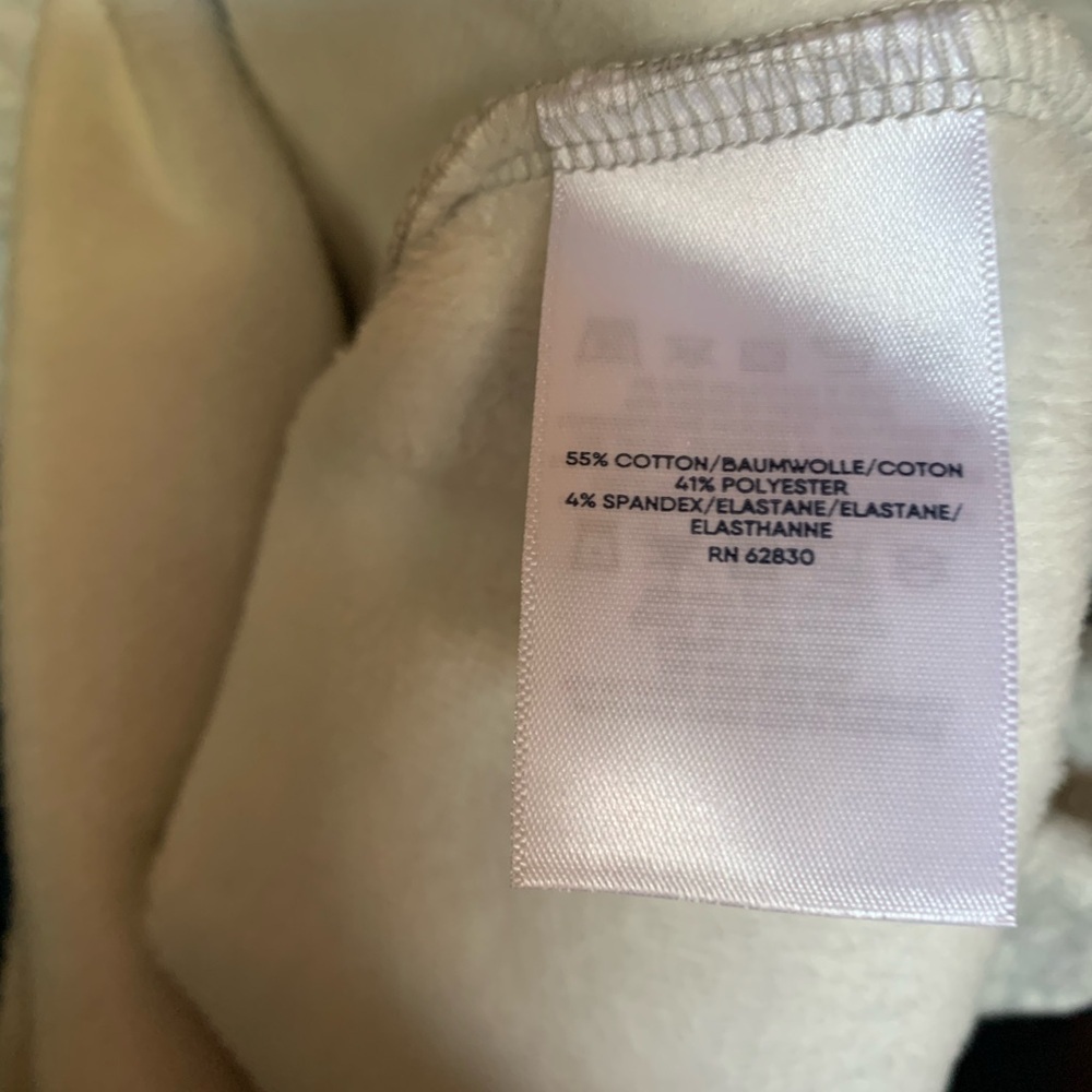 LANDSEND Wms Plus Serious Sweats Sweatshirt Shirt Jacket, Shacket - Picture 3 of 3